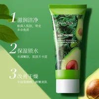 Avocado Facial Cleanser Moisturizing Deep Cleansing Gentle Skin Cleanser Facial Cleansing Skin Care 2