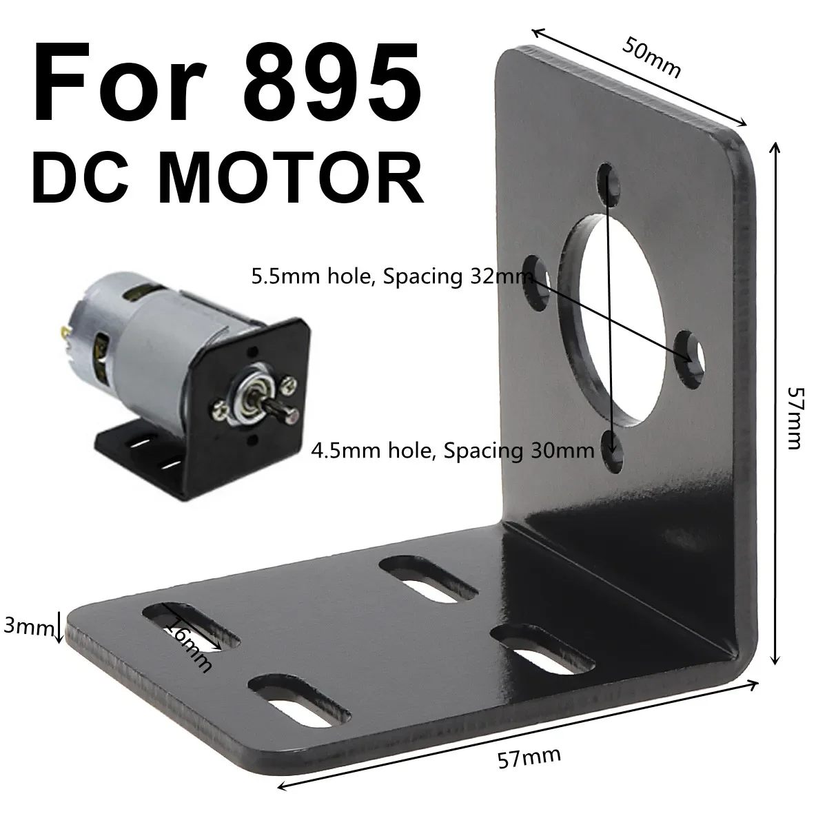 Motor mounting bracket 775 Motor Mount Bracket Universal Fixing Mounting Bracket for 750/755/775/795/895 DC Motors Nema 17 28/35/42 Stepper Motor