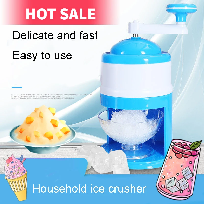 

Multifunctional Handle Manual Ice Crusher Ice Slush Maker Home Snow Cone Smoothie Ice Block Making Ice Crusher Summer