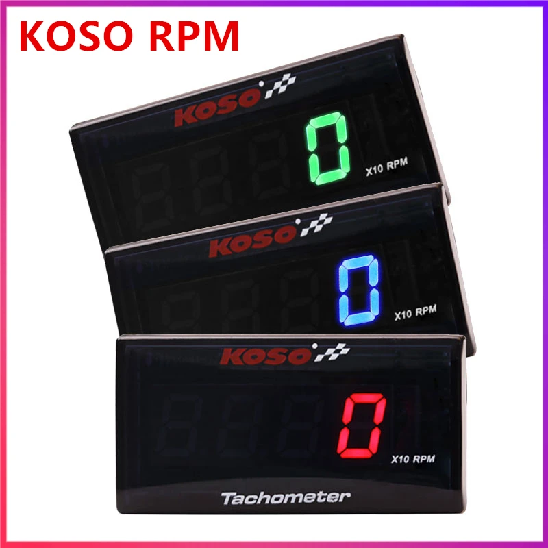 kosospeedometerformotorcycle02000rpmDigtalDisplayWithBlue