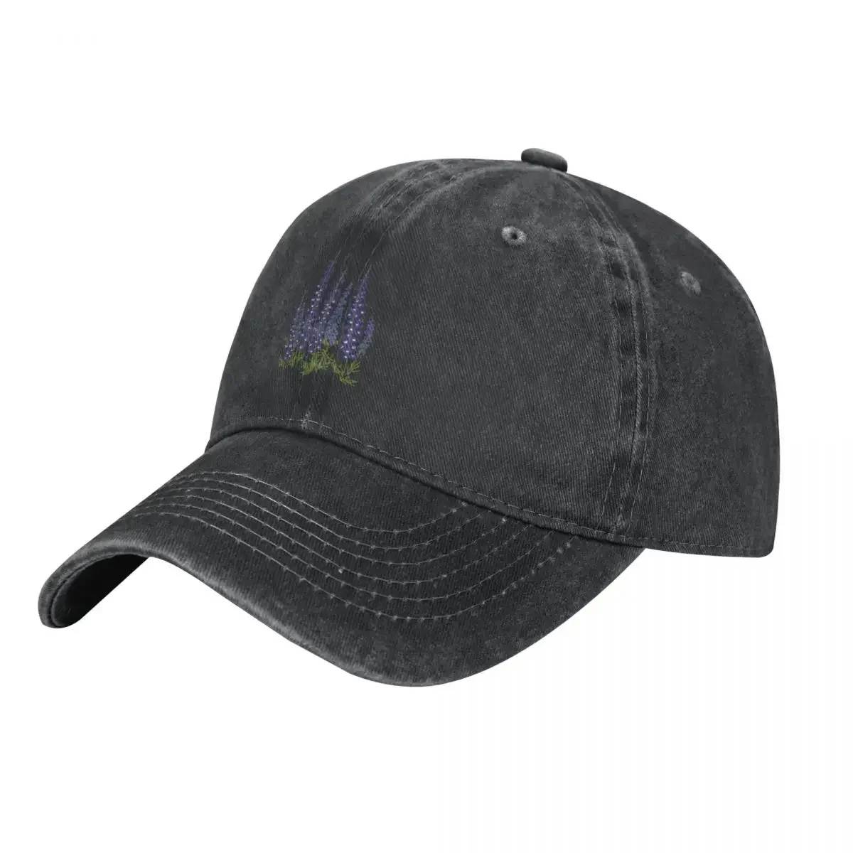 

Larkspurs Drawing - larkspur bluebell floral illustration Cowboy Hat Sun Hat For Children Luxury Hat birthday Woman Men's