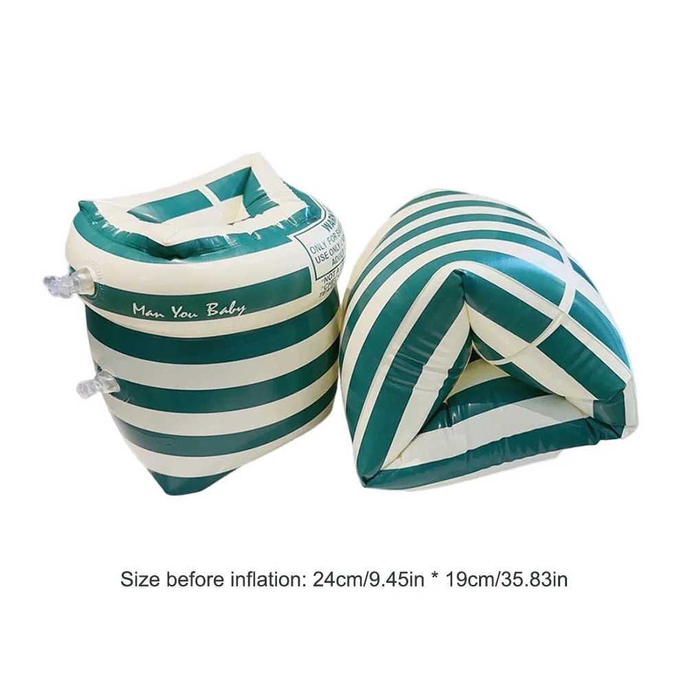 2Pcs Floating Arm Circle Sleeves Double Air Bag Inflatable Kids Arm Float Rings Inflatable Arm Floaties Safety Swimming Float