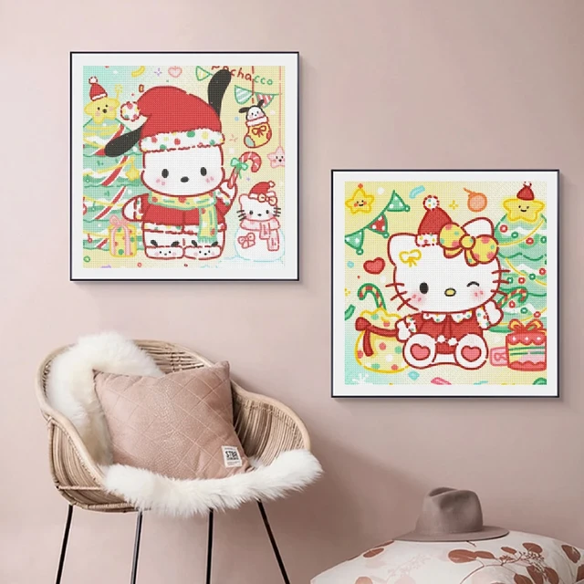 Sanrio Diamond Painting Hello Kitty Full Diamond Mosaic 5D DIY Cartoon Cat  Cross Stitch Kits Anime Art Home Decoration - AliExpress