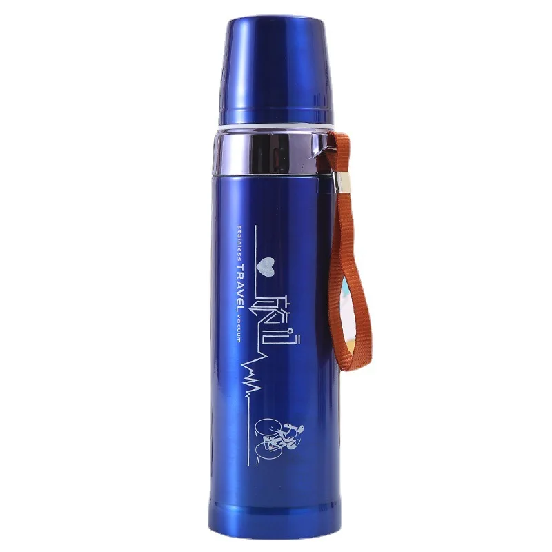 Thermos Alimentaire Portable à Double Couche en Acier Inoxydable