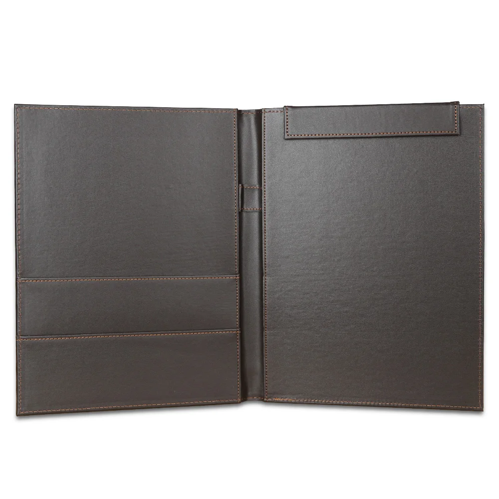 A4 PU Leather Planner Notebook Ring Binder File Folder Portfolio Office School Folder for Documents A4 Paper Writing Board office padfolio