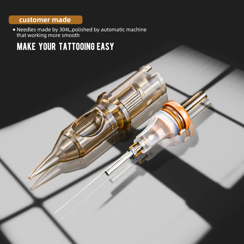 Tattoo Cartridge Needles Tattoo Needles AMBITION Evolved Tattoo Needle Cartridges Round Liner Shader Magnums Permanent Makeup Body Art Supply