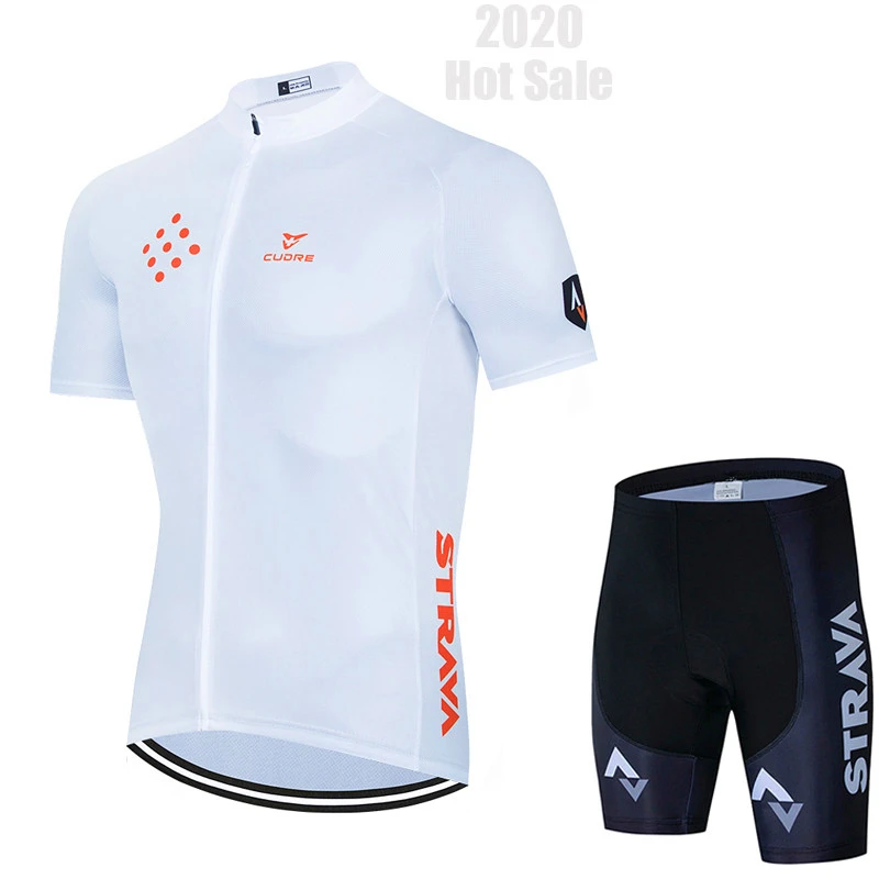 Strvav Team 2025 Cycling Jersey Set Men's Summer Bike Mountain Uniform Ropa Ciclismo Maillot Hombre Bicycle Clothing Suit 6