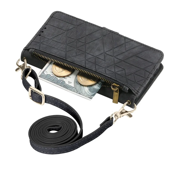 Edge60 Stylus Leather Zipper Wallet Case