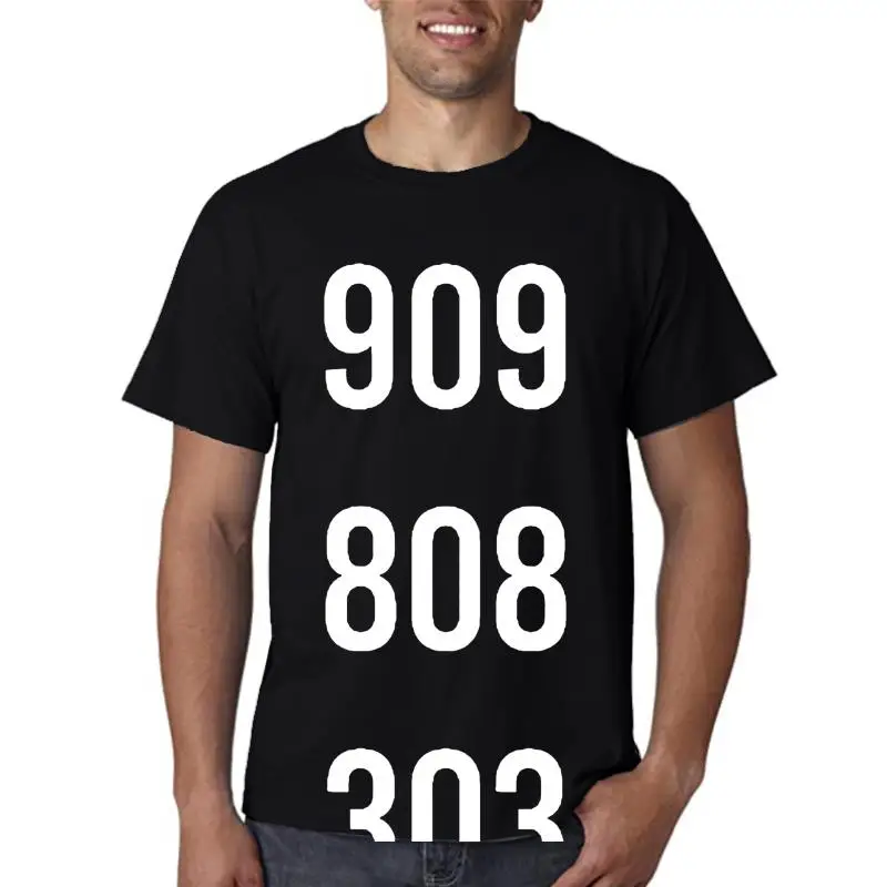 Techno 909 808 303 Slogan T-Shirt Roland Drum Acid House Tech Underground Dj Top 2022 Summer Men T-Shirt 3D In Cotone A Maniche Corte