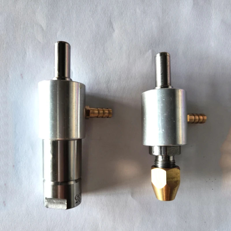 Connecting Drill Bit With Water Pipe Use For Glass Drilling Machine