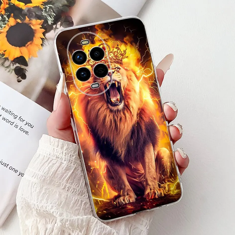 Silicone Lion Dragon Design Soft Phone Case Cover