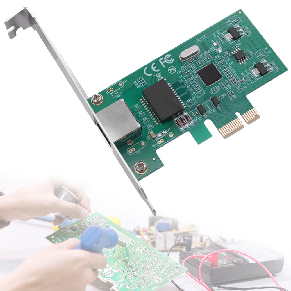 데스크탑 PC용 이더넷 PCI 익스프레스 RJ-45 랜 어댑터, PCIe 네트워크 어댑터, PCL-E 기가비트 LAN 카드, 1000Mbps, 10 m, 100 m, 1000m