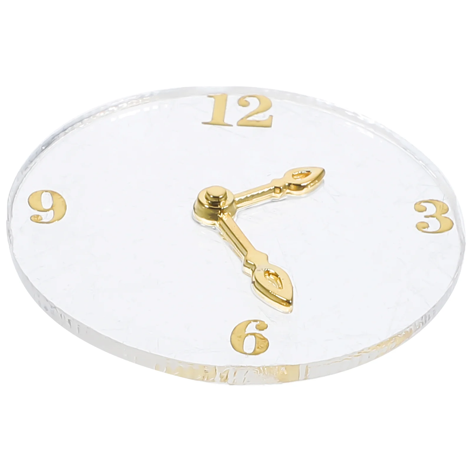 

Миниатюрные настенные часы модель крошечный дом аксессуары предметы дома миниатюры акрил для