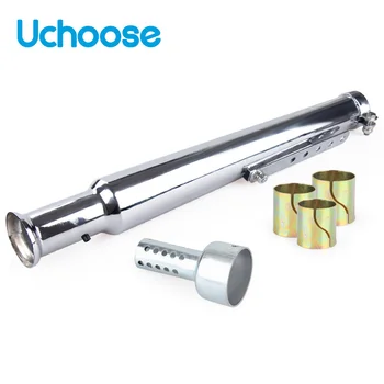 540Mm รถจักรยานยนต์ Retro ท่อไอเสียท่อไอเสีย Silencer สำหรับ ADNOH AHAMAY IKUZUS Cafe Racer Bobber Chopper Custom นวนิยาย 8