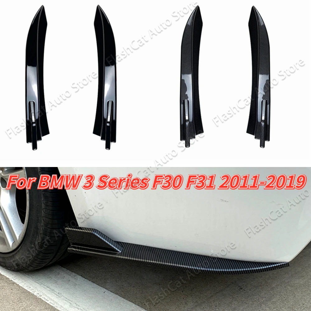 

F30 F31 Sedan/Touring M Sport Rear Bumper Lip Diffuser Side Splitters Body Kit Tuning For BMW 316i 318i 320i 325i 330i 2011-2019