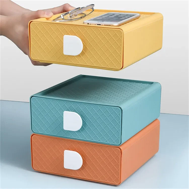 Description Picture 5 of itemDrawer Type Desktop Storage Box Cosmetics Student Dormitory Stationery Sorting Box Desk Office Desk Shelf Desk Drawer Storage