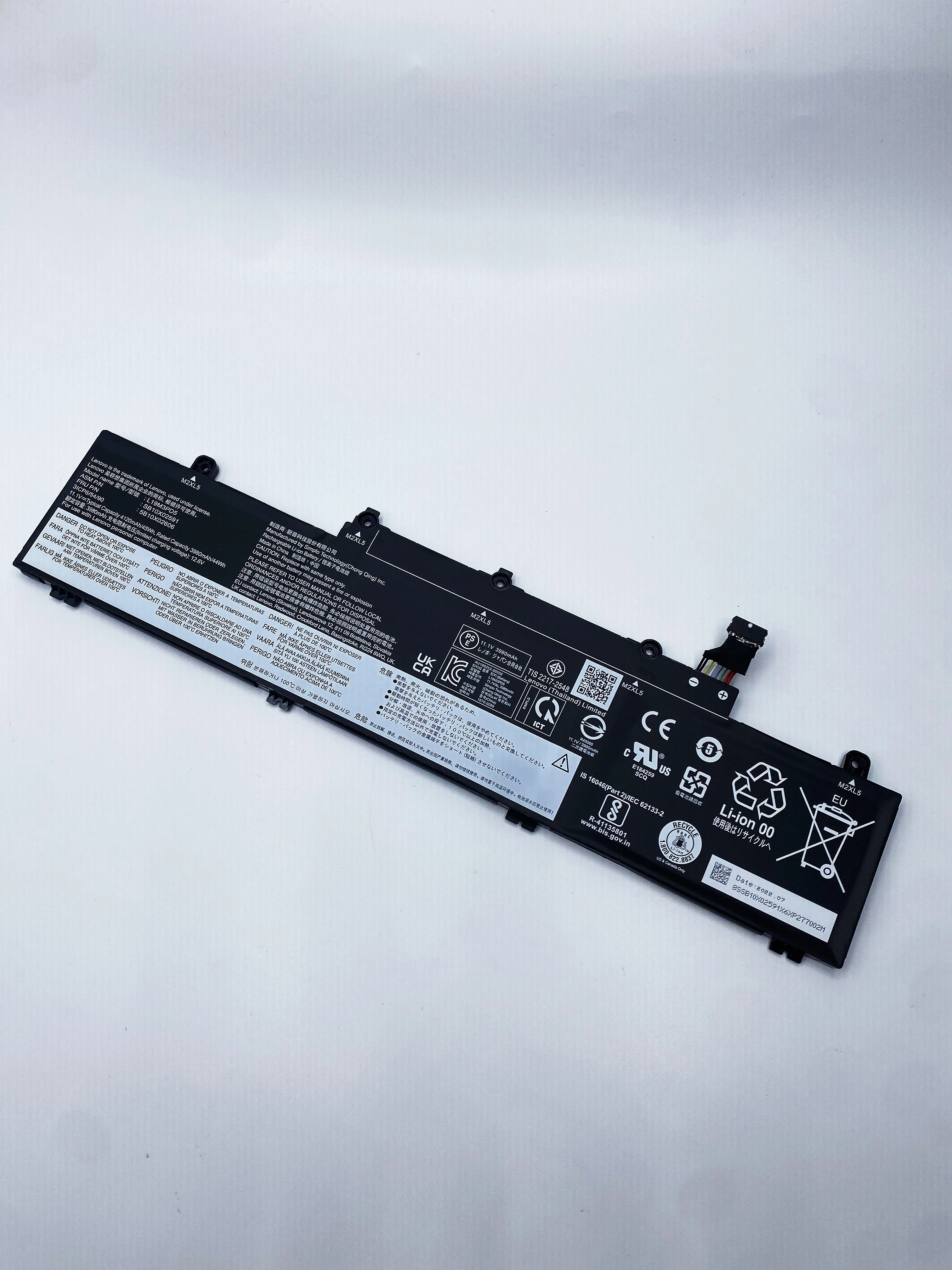 Bateria Original do Portátil para Lenovo Thinkpad L19m3pd5 L19d3pd5 45w E14 E15 Gen 5b10x02594 5b10x02606 Tp00117a Tp00116c L19c3pd5 - Imagem 4