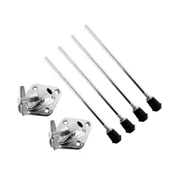 Professional Anti - Skid Bass Drum Legs - Stable Musical Instrument Accessory (2 Set)