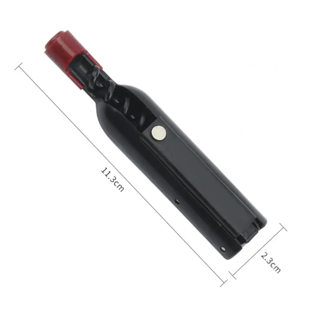 Corkscrew Bottle Opener Pocket Stainless Steel Can Opener Beer Wine Beer Cap Removing Kitchen Gadget Cap Remover