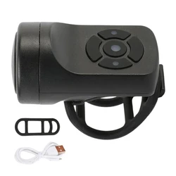 Electric 120DB Waterproof USB Rechargeable Bike Horn - Premium Bicycle Alarm & Cycling Accessory (Black)