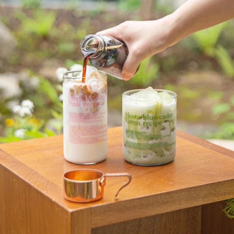 Tumbler Cup Glass Tumbler Korean Style Heat Resistant
