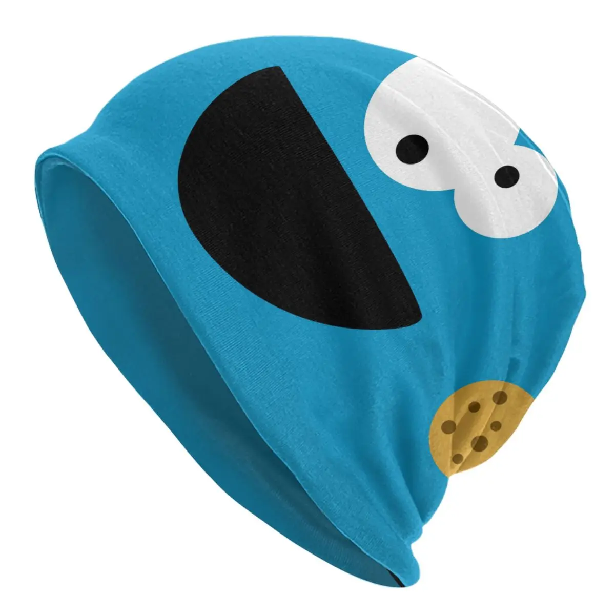 

Sesame Street Cartoon Skullies Beanies Caps Cookie Monster Thin Hat Autumn Spring Bonnet Hats Men Women's Hip Hop Ski Cap
