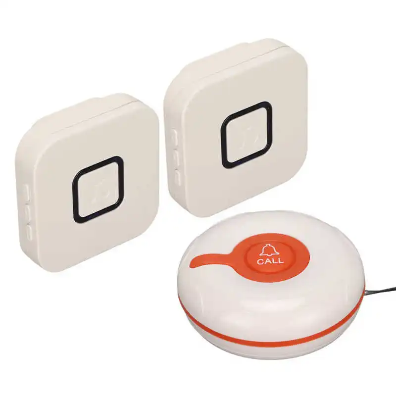 Wireless Caregiver Pager Long Distance Transmission Elderly Monitoring Call Button for Nurse Alert System 100‑240V
