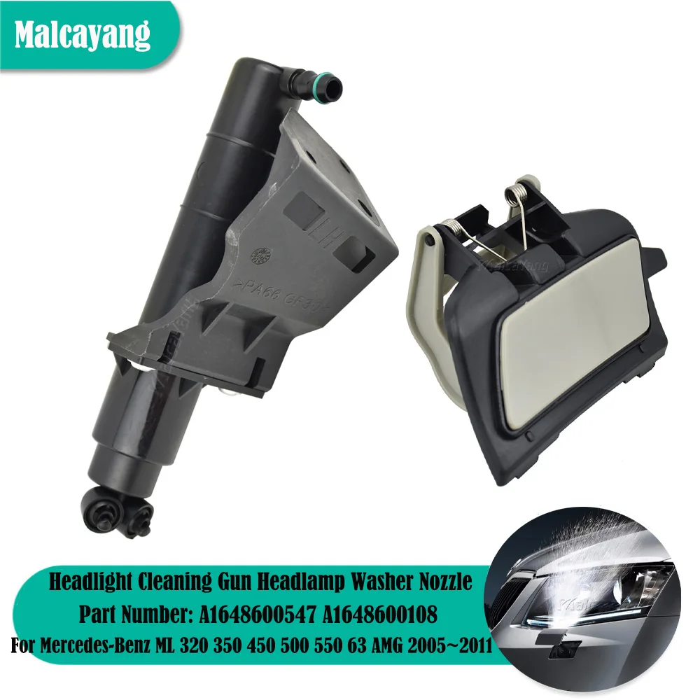 A1648600547 A1648600108 Nuovo Ugello Lavafari Cilindro Getto O Tappo Di Copertura Per Mercedes-Benz Ml 320 350 500 550 63 Amg 06 ~ 09