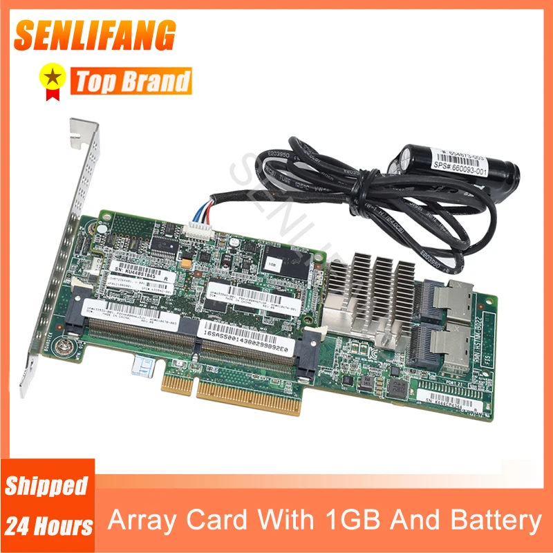 para Cartão de Matriz P420 1gb Cache 633542001 610674-001 610670-003 & Cabo de Bateria 631670-b21 633538-001 633542-001 Bem Testado