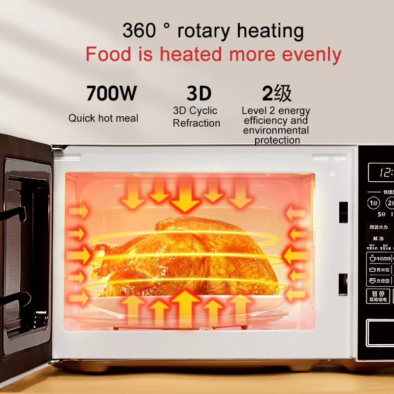 20L Microwave Oven M1-L213C  Household Intelligent Multi Functional Home Use Mini Falt-Plate 220v 700w 5
