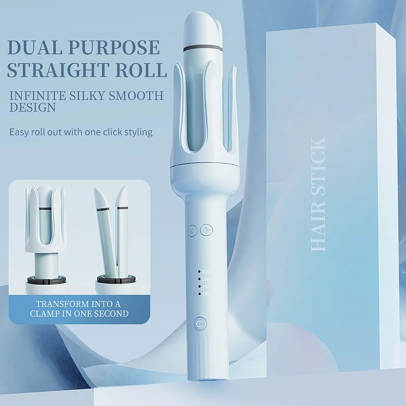 2-in-1 curling iron hair straightening comb 32MM large wave electric negative ion non-damaging water wavy curling iron 6