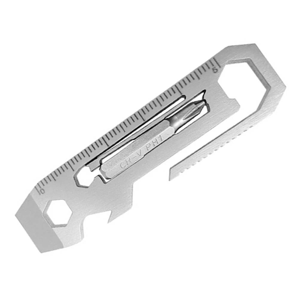 

Mini Portable Wrench Gadget Multi-function Wrench Seven in One Tool Card Pending Approval Stainless Steel Wrench