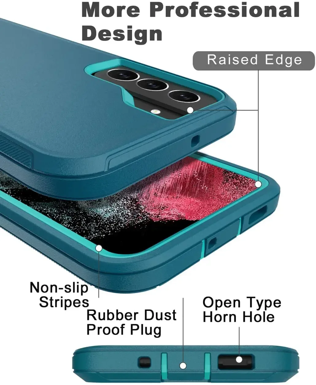 Heavy Duty Dustproof Defender Case - Tough Armor Cover