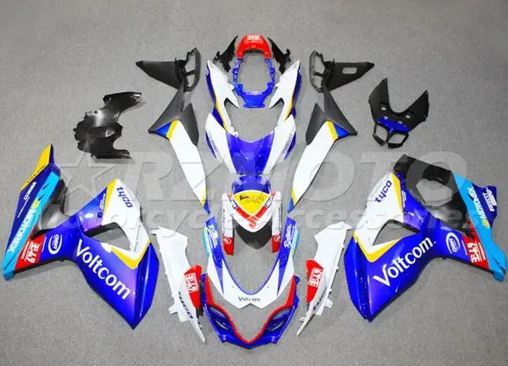 

Новый комплект обтекателей для мотоциклов из АБС-пластика, подходит для SUZUKI 1000 2009 2010 2011 2012 2013 2014 2015 2016, кузов красного и синего цвета на заказ
