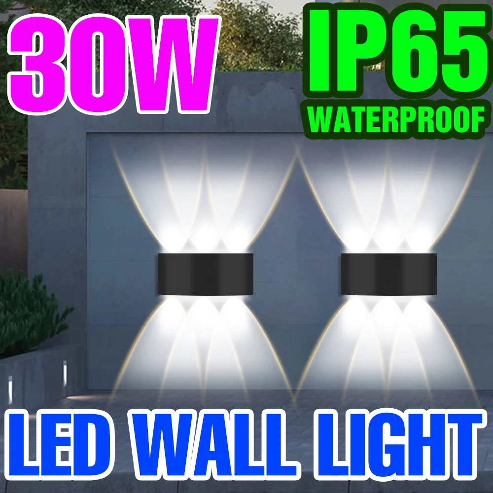 

LED Indoor Wall Light External Sconce IP65 Waterproof Outdoor Lighting For Home Living Room Decor Bedroom Closets LED Wall Lamp