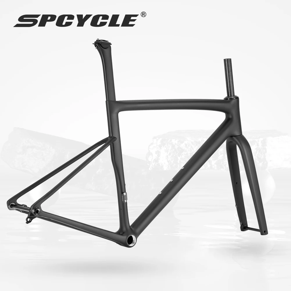 Spcycle R088 Carbon Road Bike Frame Disc Brake Full Hidden Cable UDH Hanger Lightweight Road Bicycle Frameset