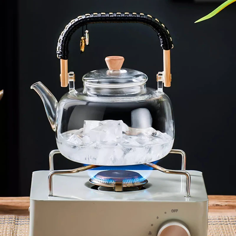 Glass Kettle Whistling Kettles For Gas Stoves Borosilicate Glass