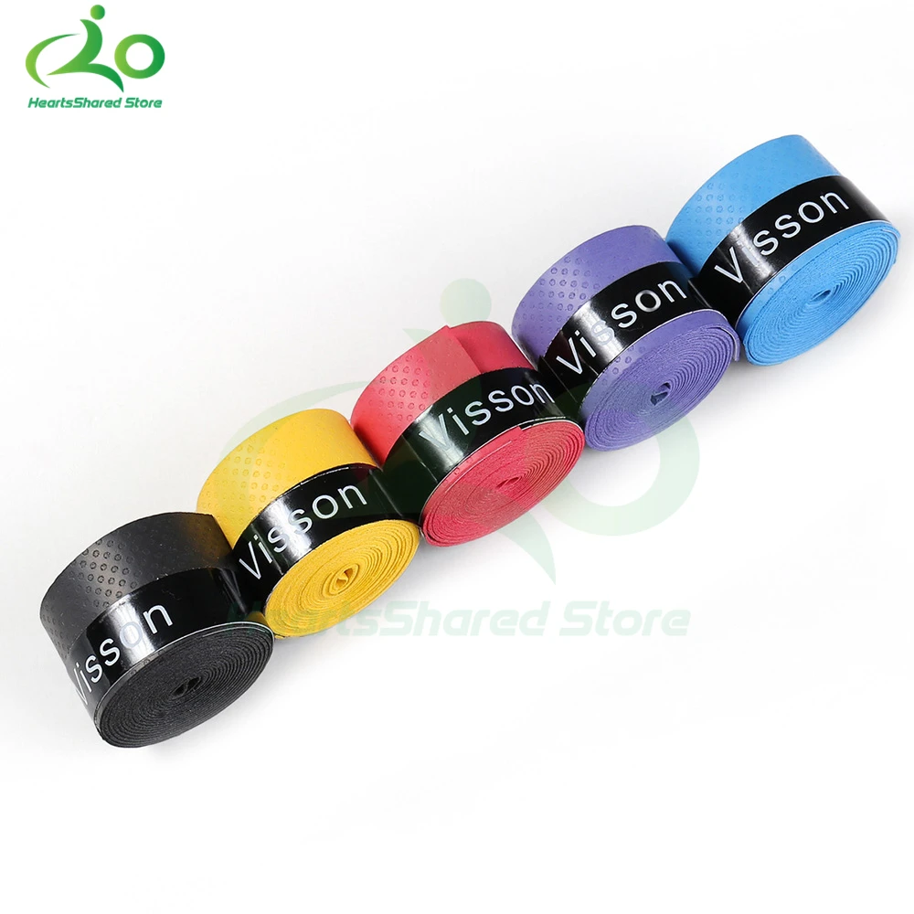 5Pcs Anti-slip Sport Fishing Rods Over Grip Sweat band Griffband Tennis Overgrips Tape Badminton Racket Grips Sweatband