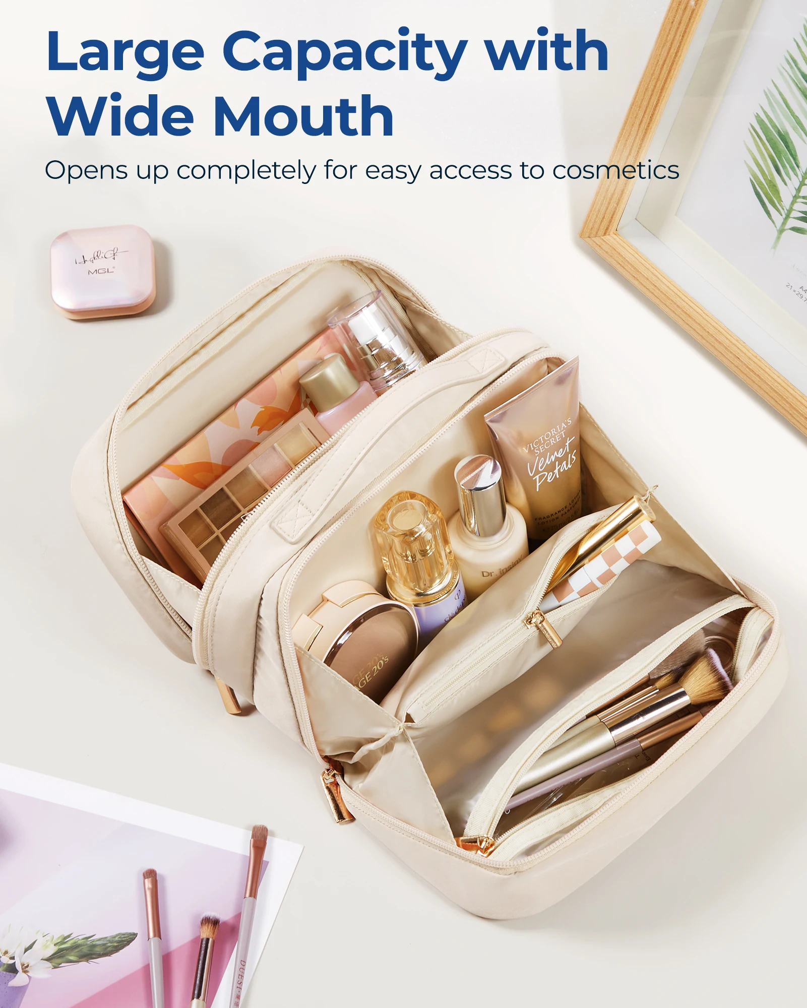 Express Train Case Victoria's Secret Schminktasche BAGSMART