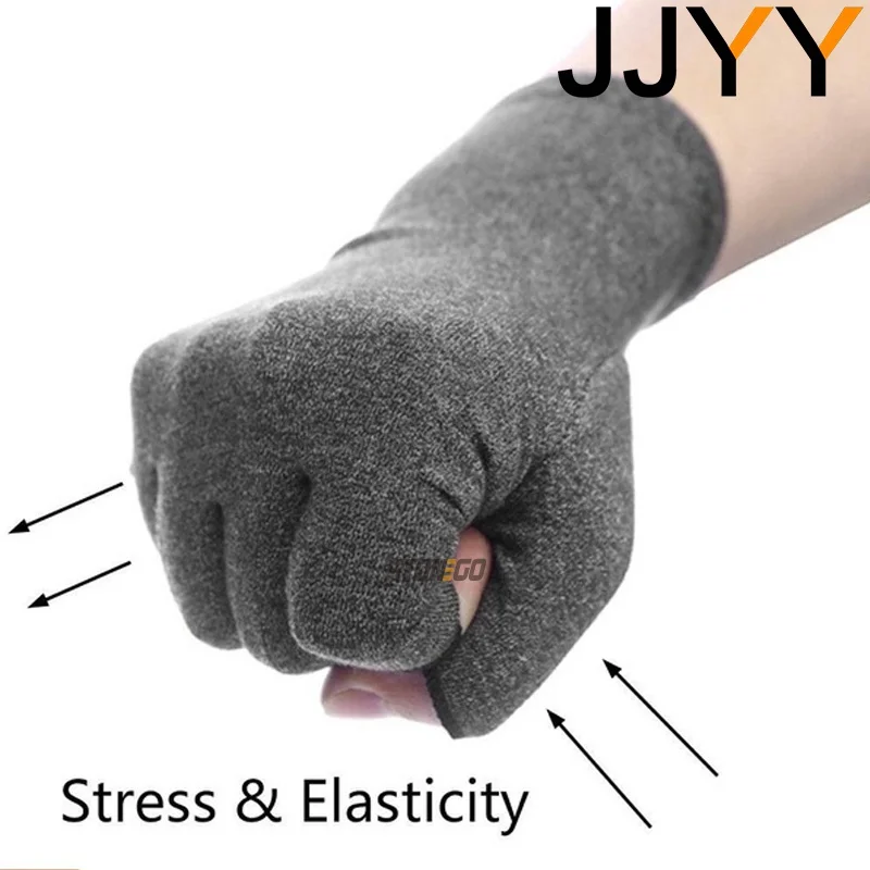 JJYY 관절염 방지 장갑, 터치 스크린 장갑, 손 지지대, 통증 완화, 관절염 손가락 압박, 돌고 장갑, 1 쌍