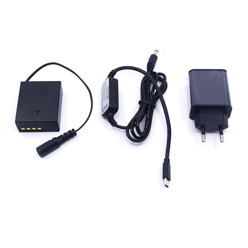 

PD Fast Charger USB C to DC Power Cable Dummy Battery BLH1 for Olympus EM1 MARK II EM1-2 EM-1 Mark-2 Camera PS-BLH-1 Coupler