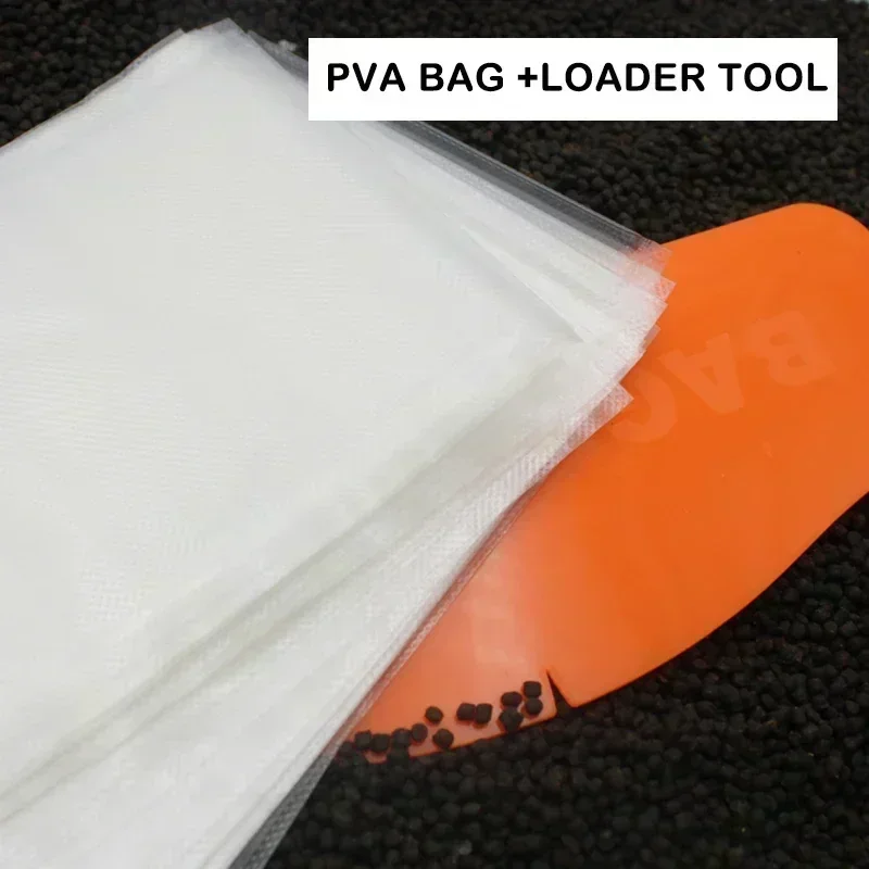 Carp Fishing PVA Bags Fast Dissolving Environmental Fishing Material Tackle 50PCS PVA mesh Carp Bait Bags7*15cm fishing bait wrap bag