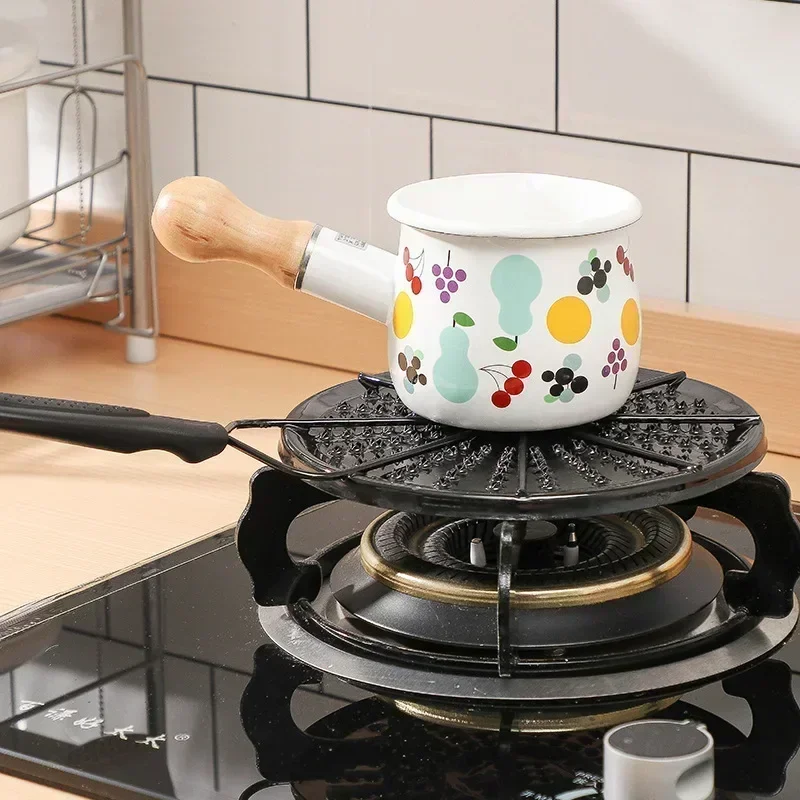 Heating Pad Heat Conduction Plate Enamel Heat Diffuser Plate Gas Stove Accessories Kitchen Tools