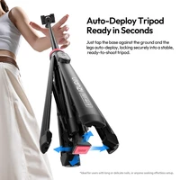 Ulanzi MT44B 1.5M 2-in-1 Selfie Stick Tripod Stand Remote Control Phone Tripod for Iphone 17 16 Android Camera DSLR Vlog Live - Image 4