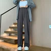 New Maternity Pants Spring, Autumn and Summer Wide-Leg Pants Without Belly Support Drawstring Straight Wide-Leg Trousers 6