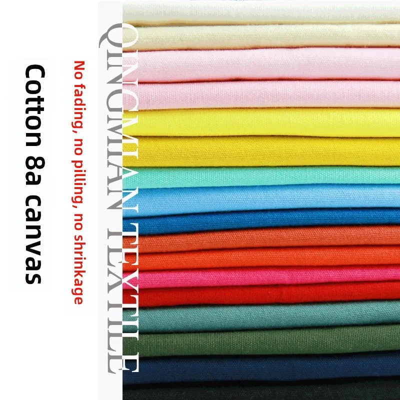 Pure Cotton Canvas Storage Bag Fabric for Handbags And Luggage Shoe Materials Craftwork And Clothing Material 72*40 Size
