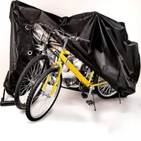 Bike Cover Outdoor Waterproof for 1,2 or 3 Bikes,Rain Sun UV Dust Wind Proof with Lock Hole for Mountain Road Electric Bike (XL) 1