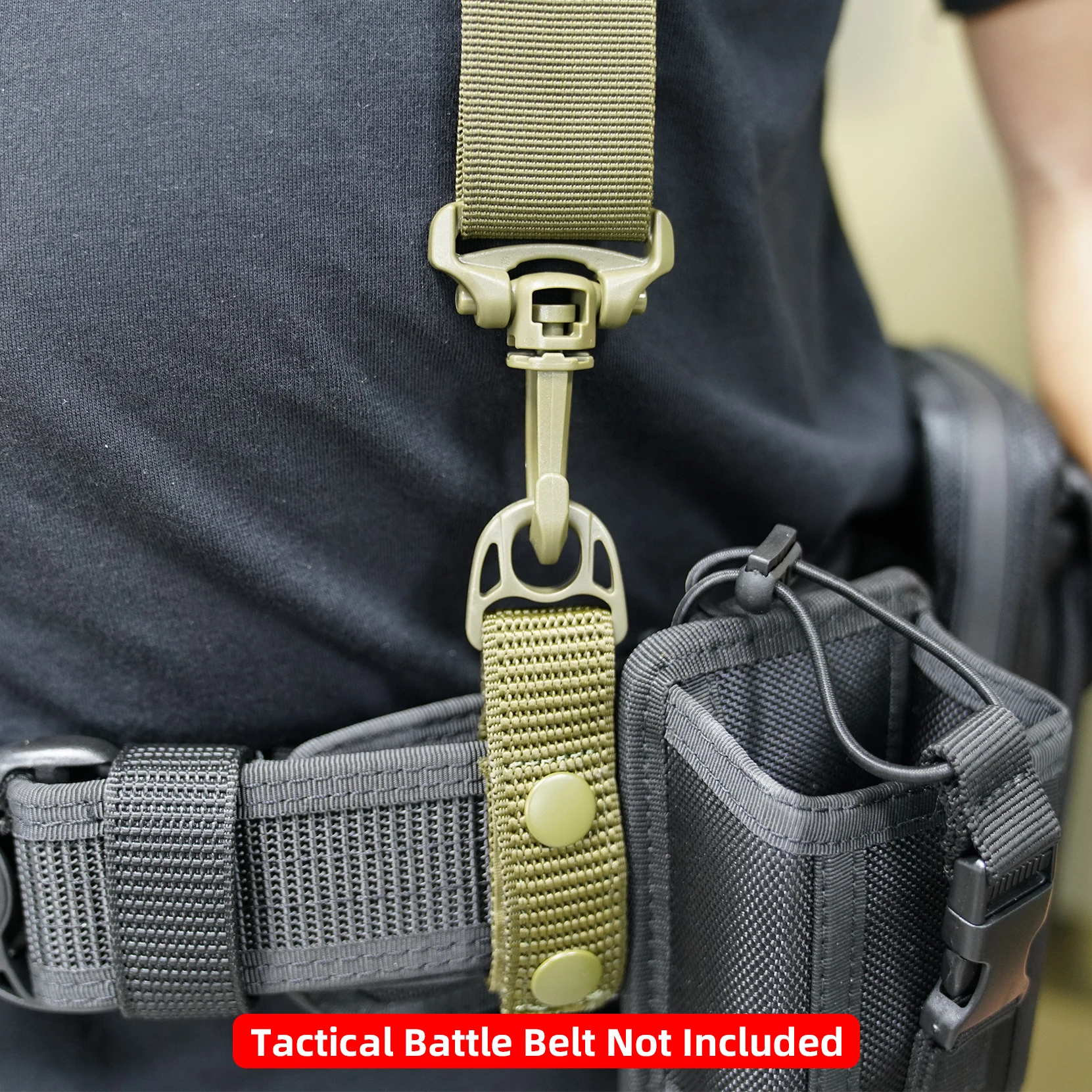 MeloTough Tactical Harness Tactical Suspenders 1.5 inch Police Suspenders  Braces For Men for Duty Belt