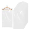 50 Pcs Clothes Storage Pouch Dry Cleaning Bags Clear Dust-proof Plastic Garment Bags Clothing Hanging Storage Bag for Home 1