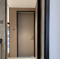 Aluminum wooden door 1